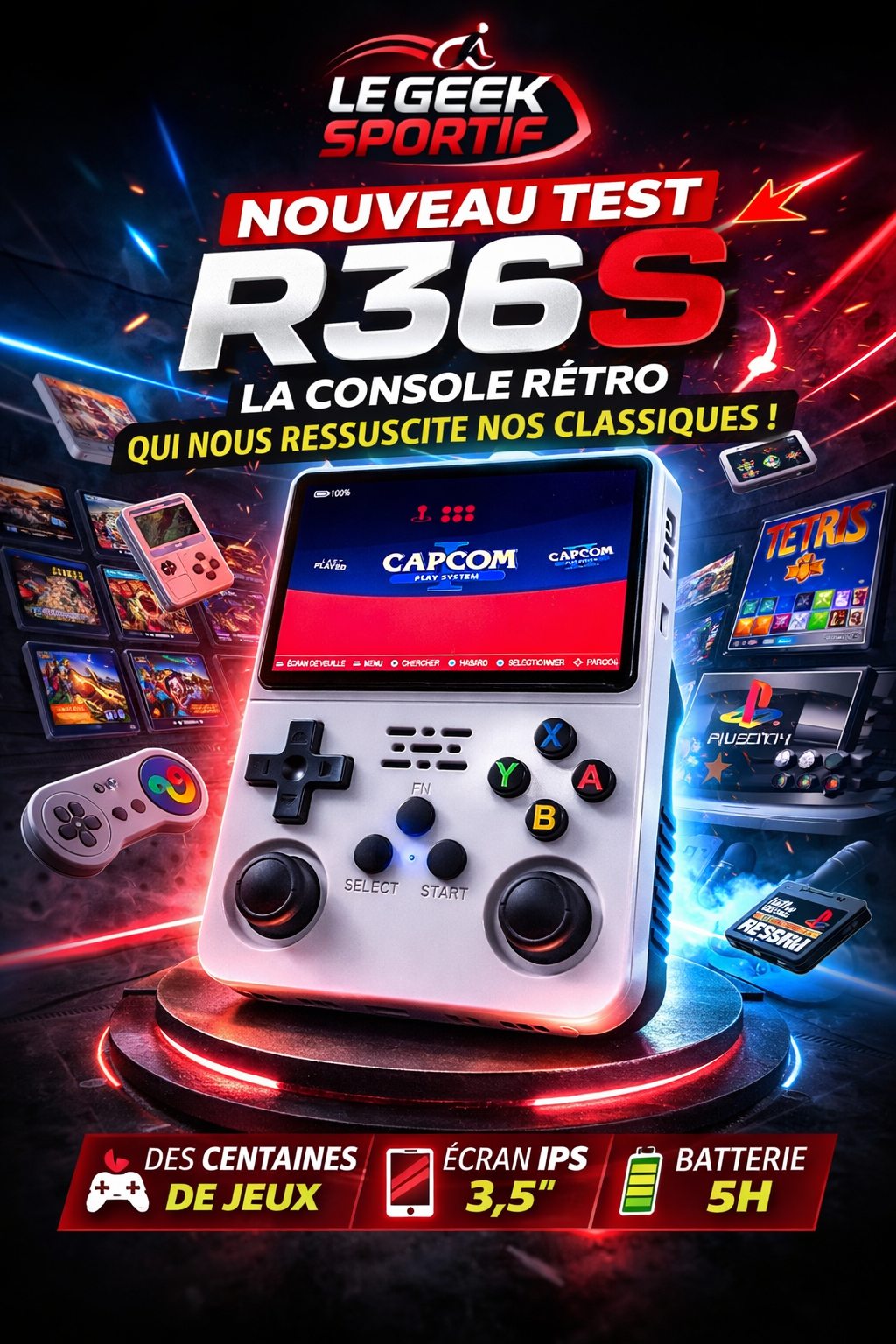 Test retrogaming : la console R36S qui nous replonge dans nos classiques