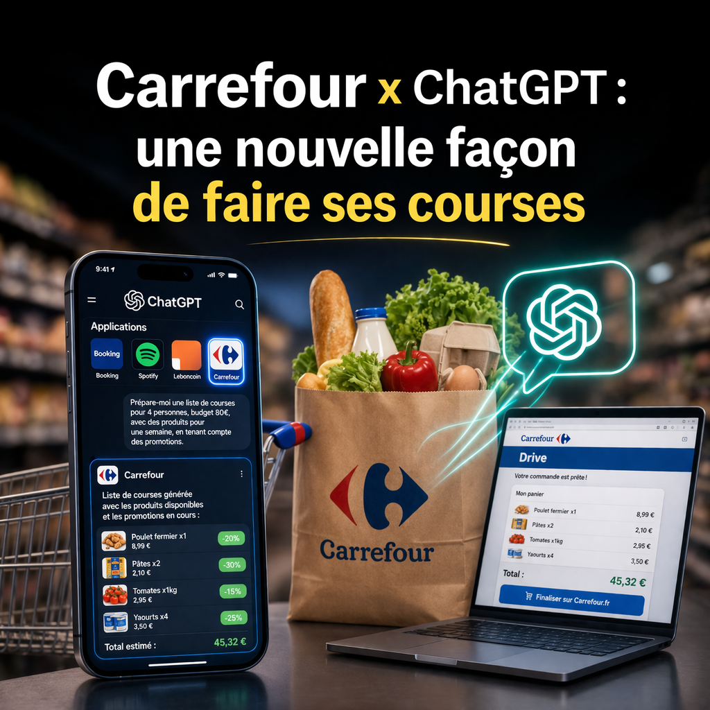 Carrefour et ChatGPT : une nouvelle façon de faire ses courses