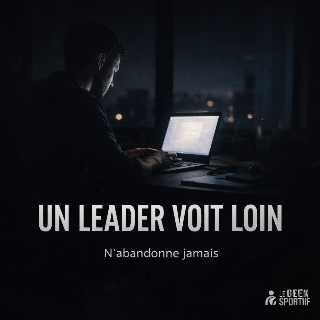 Un leader voit loin…