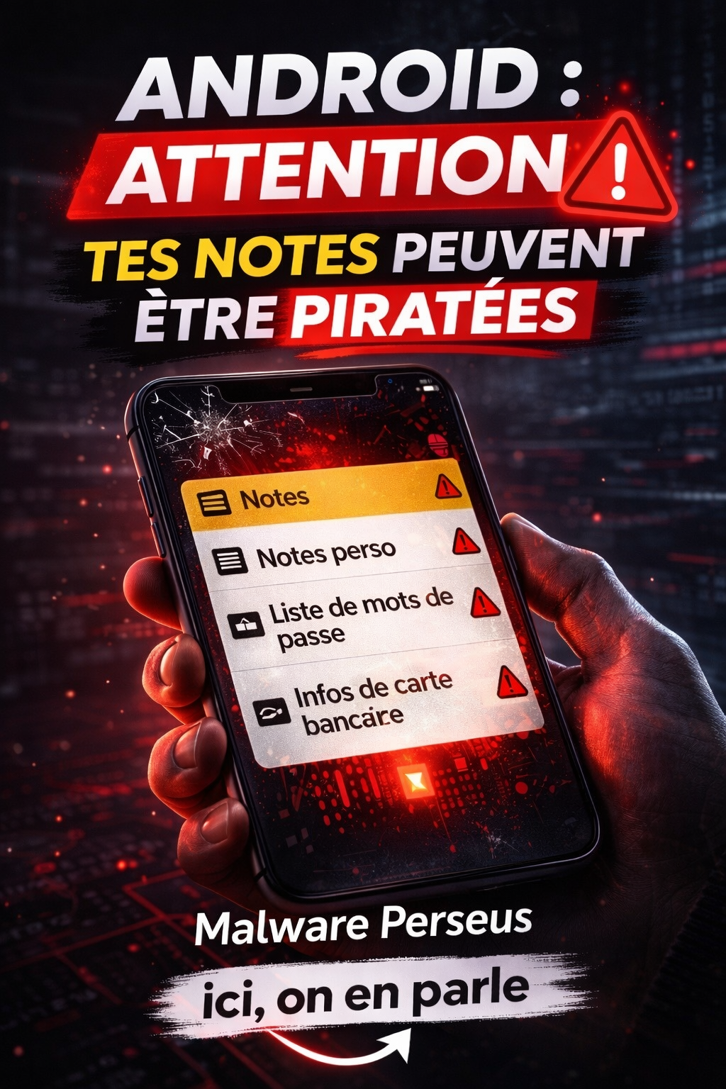 Android : vos notes ne sont plus vraiment en sécurité !