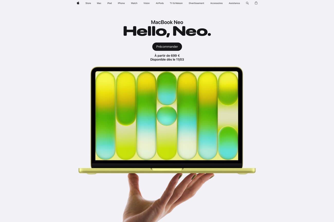 Apple lance le MacBook Neo : un nouveau pari pour relancer le marché du PC.