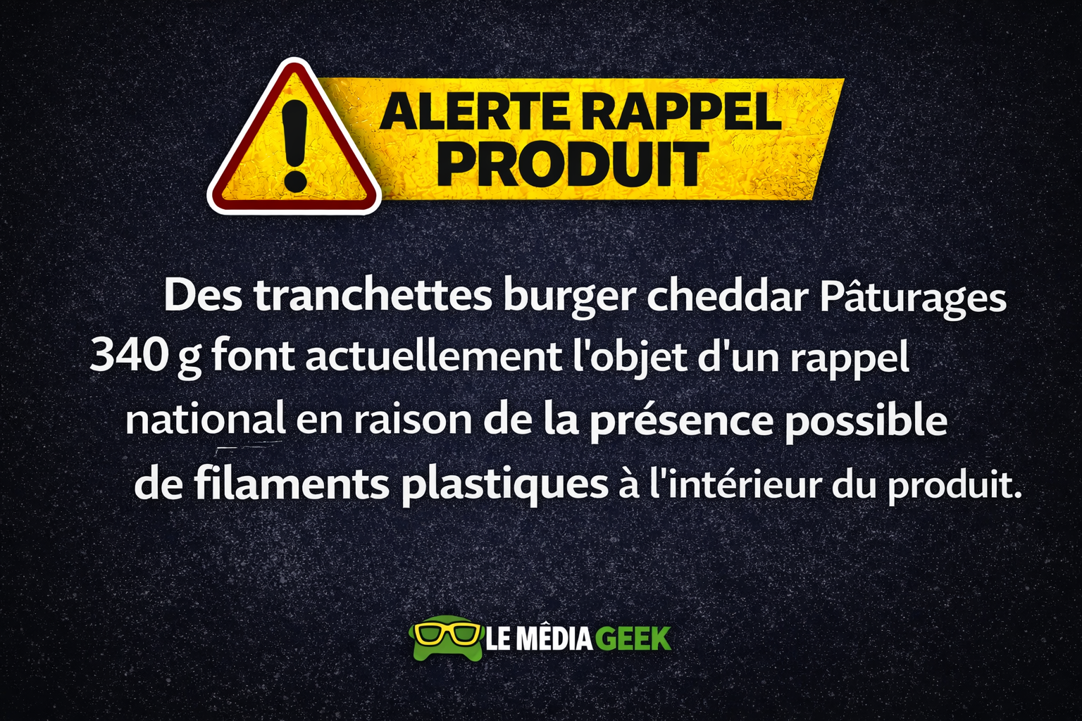 ALERTE RAPPEL PRODUIT Vérifiez votre frigo !