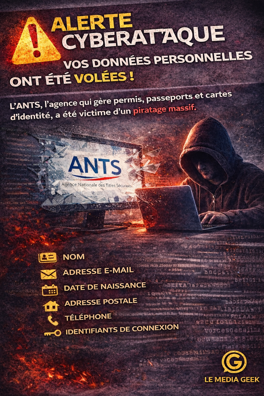 Alerte cyberattaque : vos données perso sont peut-être dans la nature…