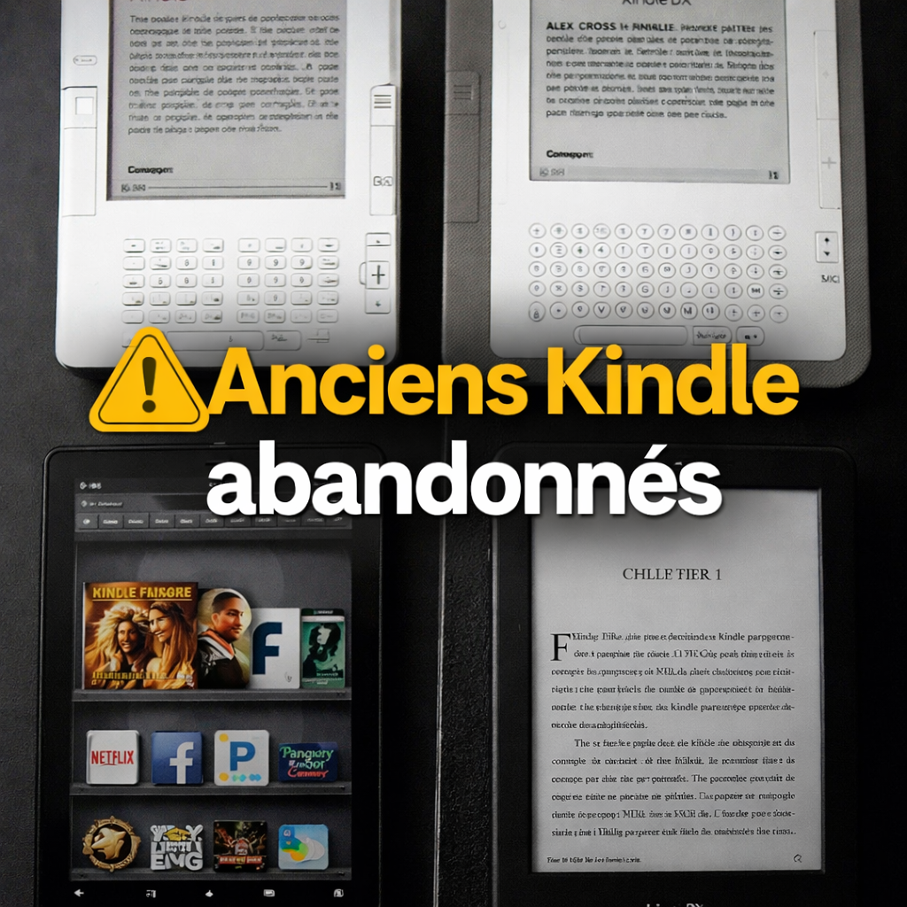 Amazon tourne la page pour plusieurs anciens Kindle