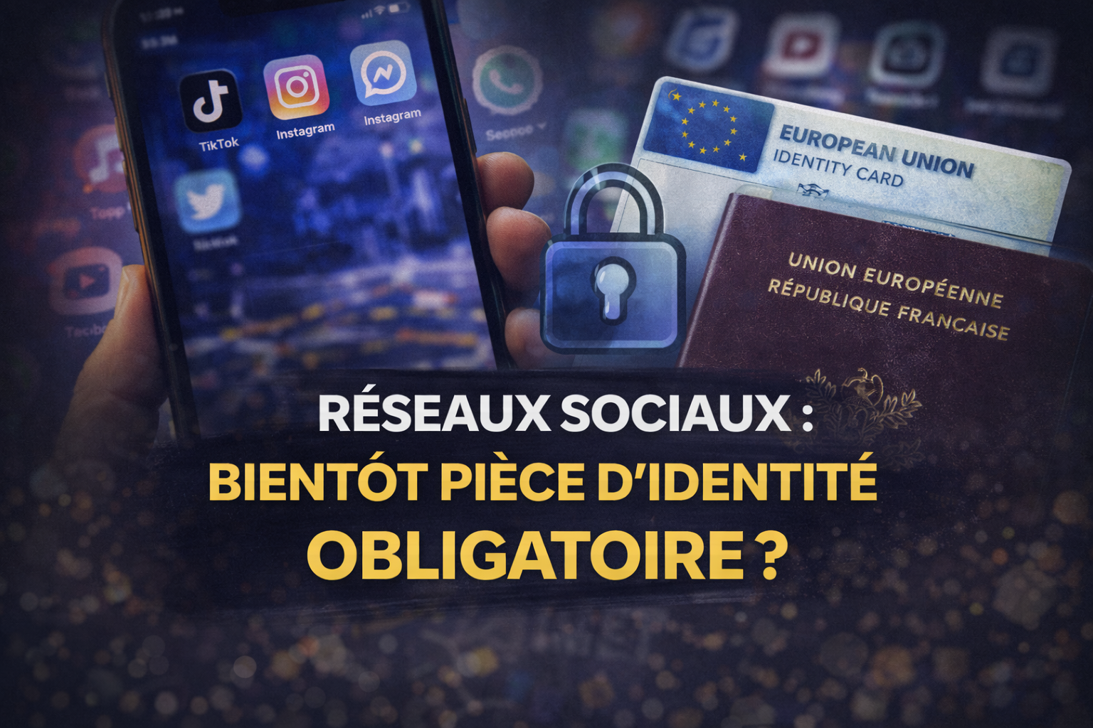 Bientôt obligé de prouver votre identité pour accéder aux réseaux sociaux !