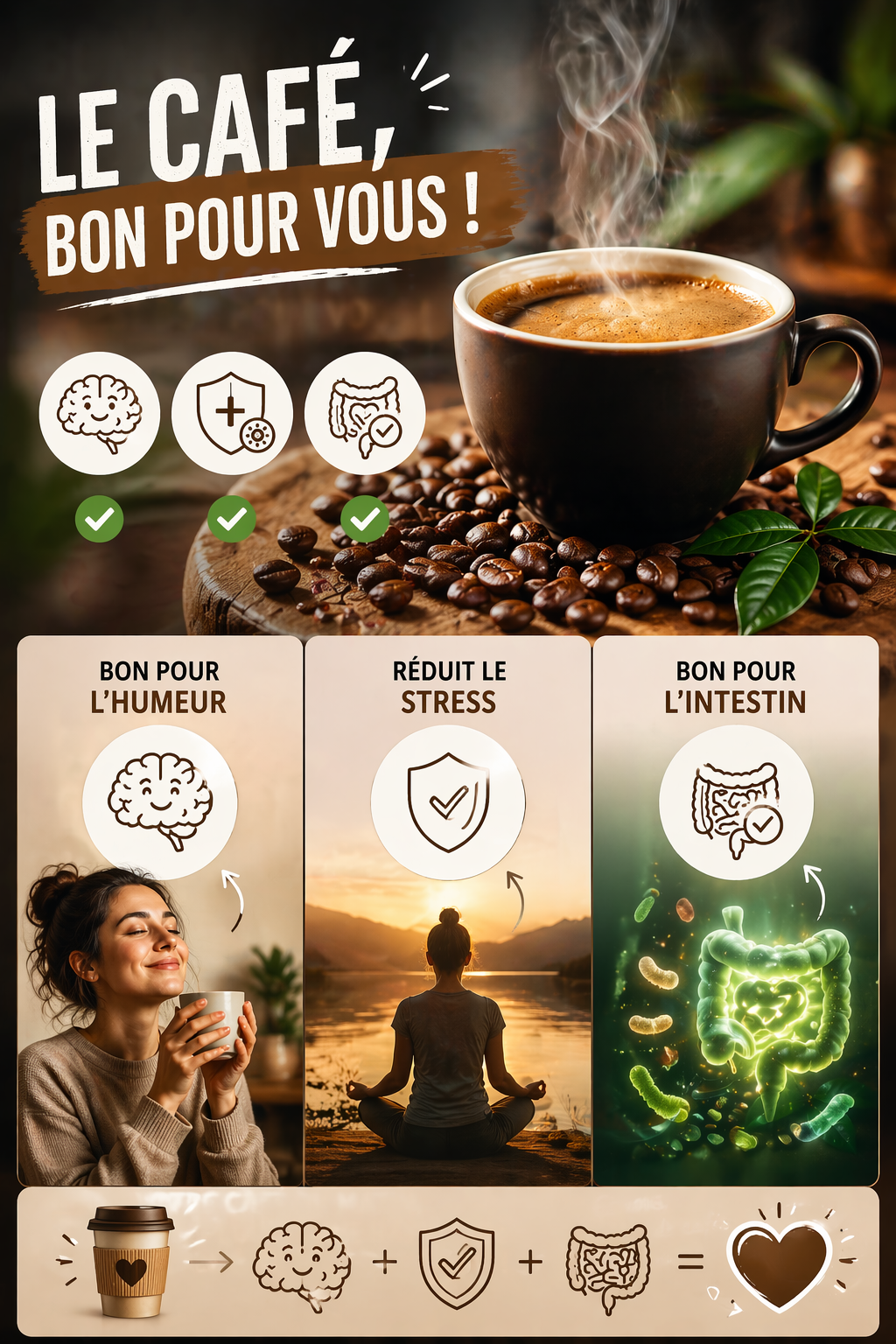 Le café, ce petit rituel du matin qu’on défend tous… et cette fois, la science semble lui donner raison.