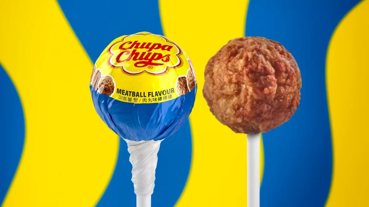 INSOLITE | IKEA et Chupa Chups osent la sucette goût boulette