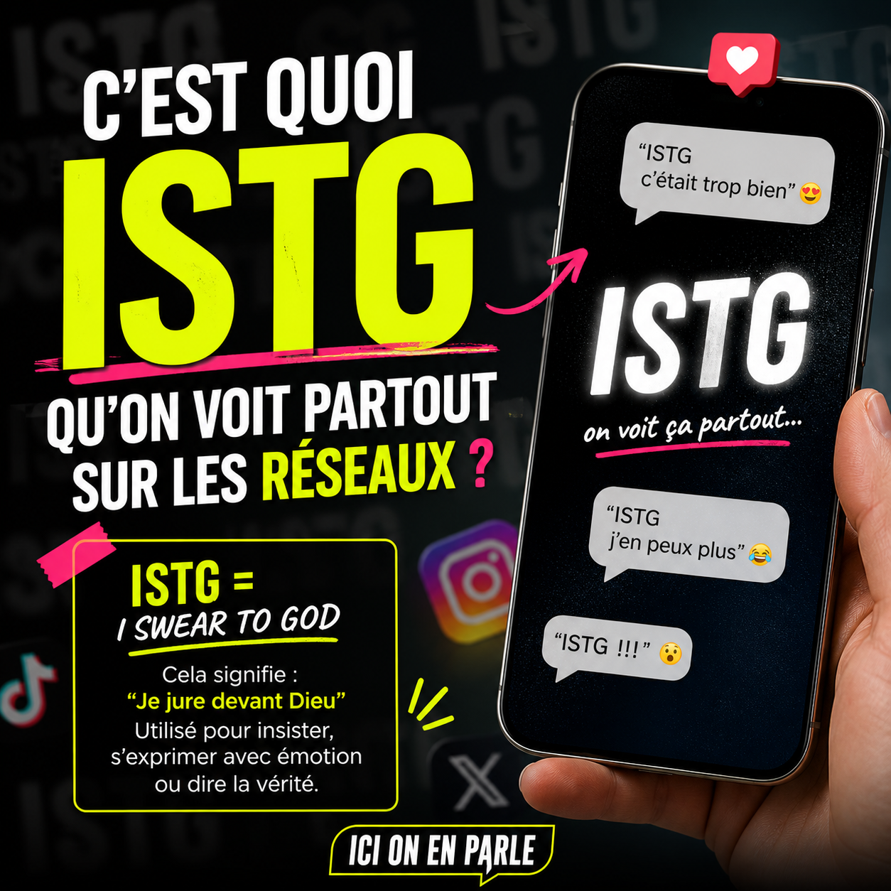 C&rsquo;est quoi « ISTG » qu&rsquo;on voit partout sur les réseaux ?